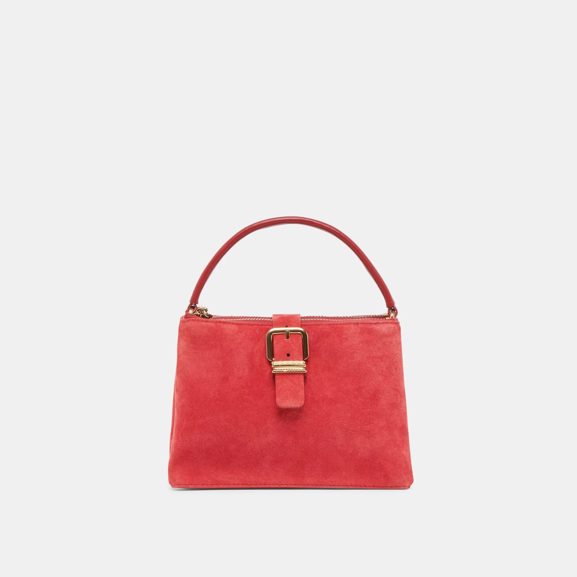 CHARLY CROSSBODY RED SUEDE