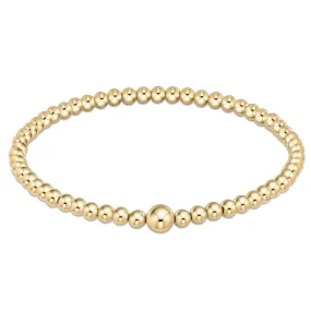 Classic Gold 4mm Bead Bangle