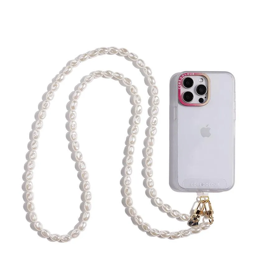 Classic Pearl Crossbody Phone Strap