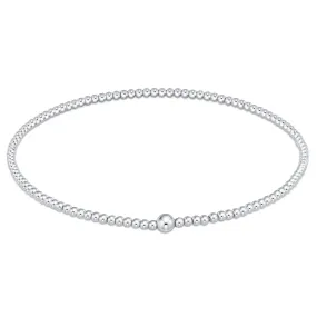 Classic Sterling 2mm Bead Bangle