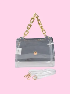 Clear Big Chain Bag