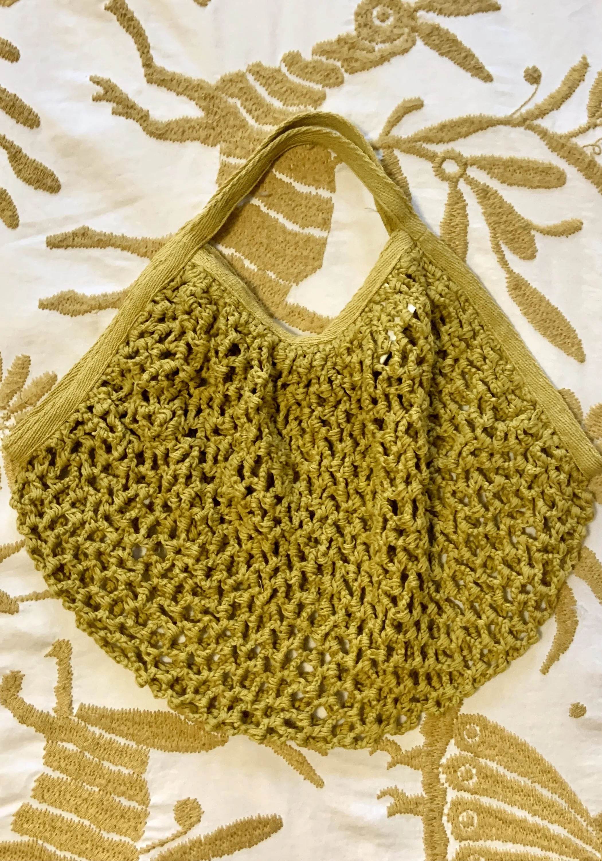 Cotton Crochet Market Bag