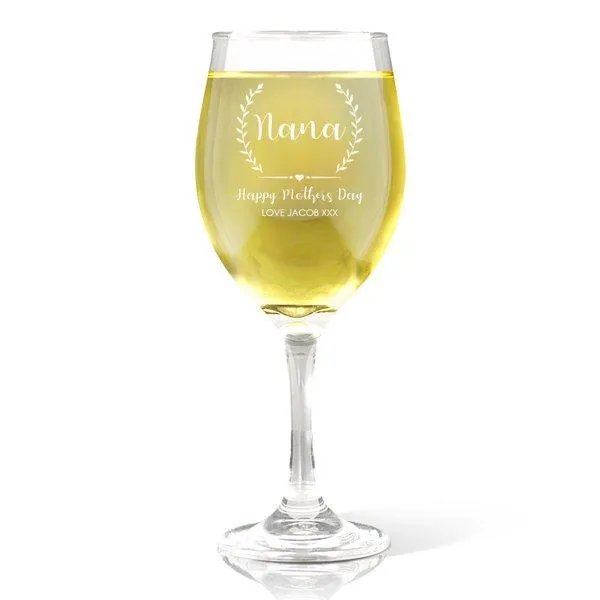 Crest Wine Glass