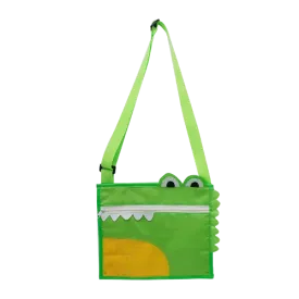 Crocodile Beach Bag - Green