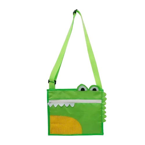 Crocodile Beach Bag - Green