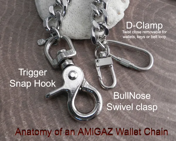 Cut Leash Wallet Chain