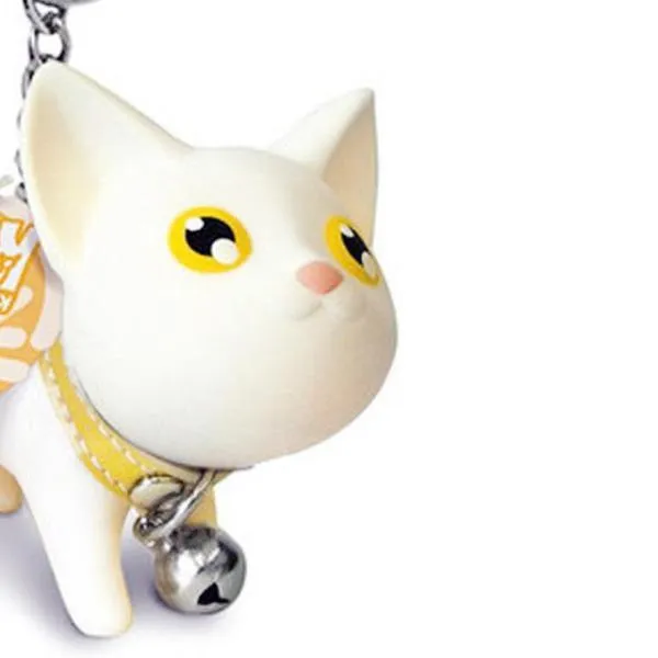 Cute Kitty Key Charm