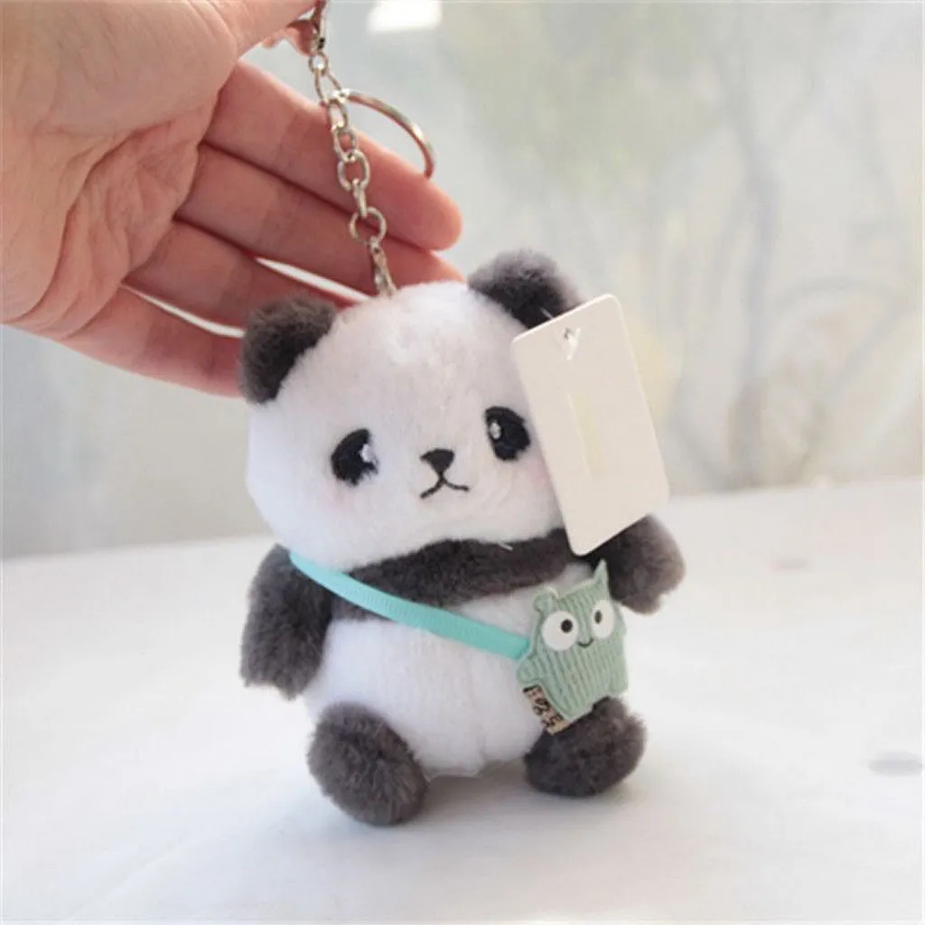 Cute Panda Keychain Messenger Bag Pendant