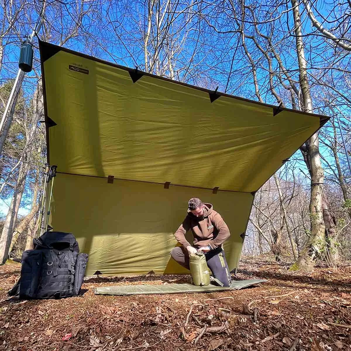 DD Hammocks Recycled Tarp 3 Olive Drab