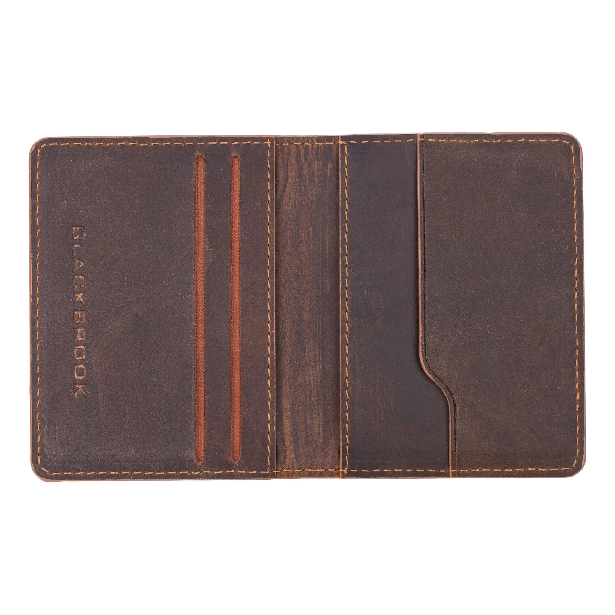 Dean Card Wallet, Distressed Coffee