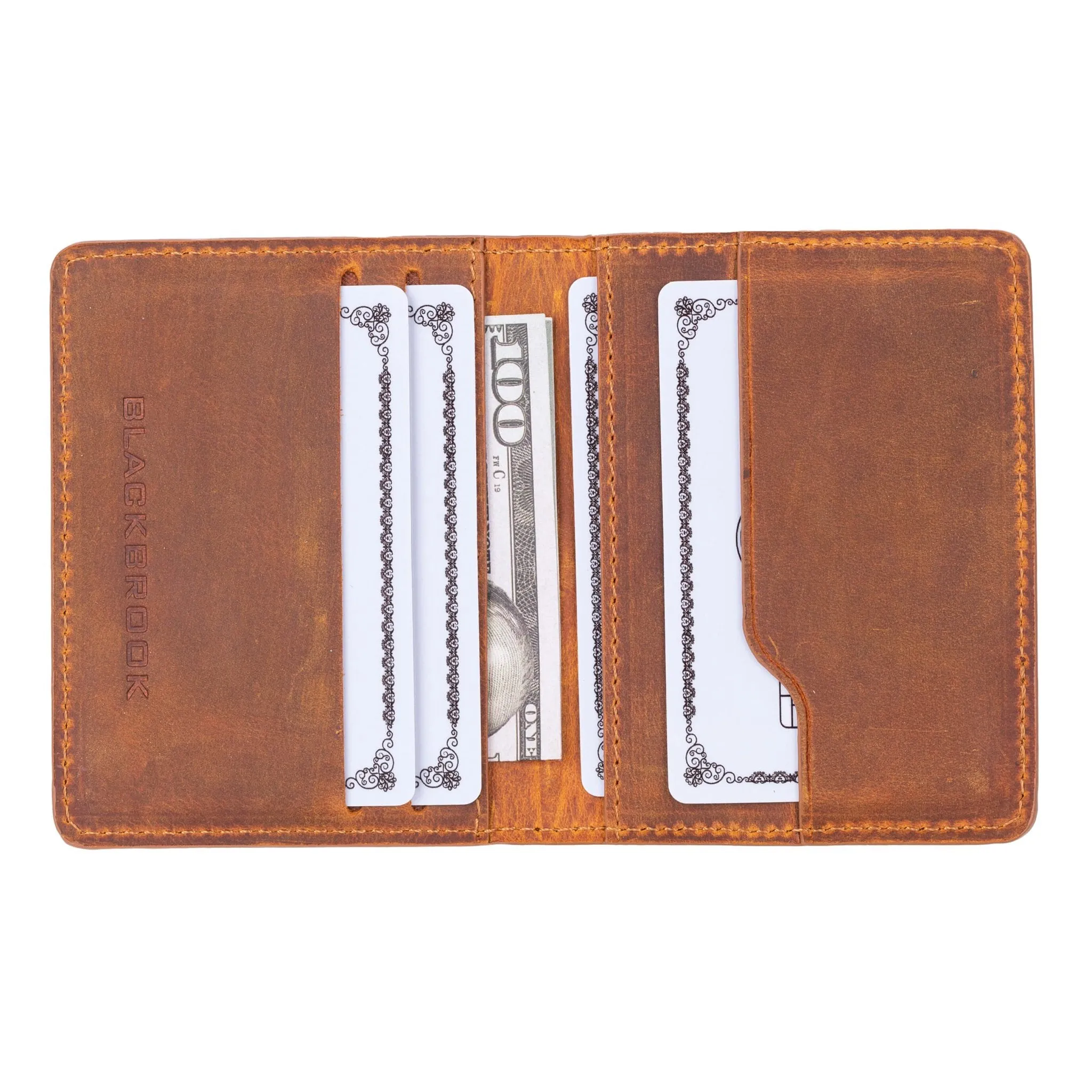 Dean Card Wallet, Golden Brown