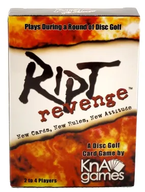 Disc Golf Ript Revenge Disc Golf Card Game