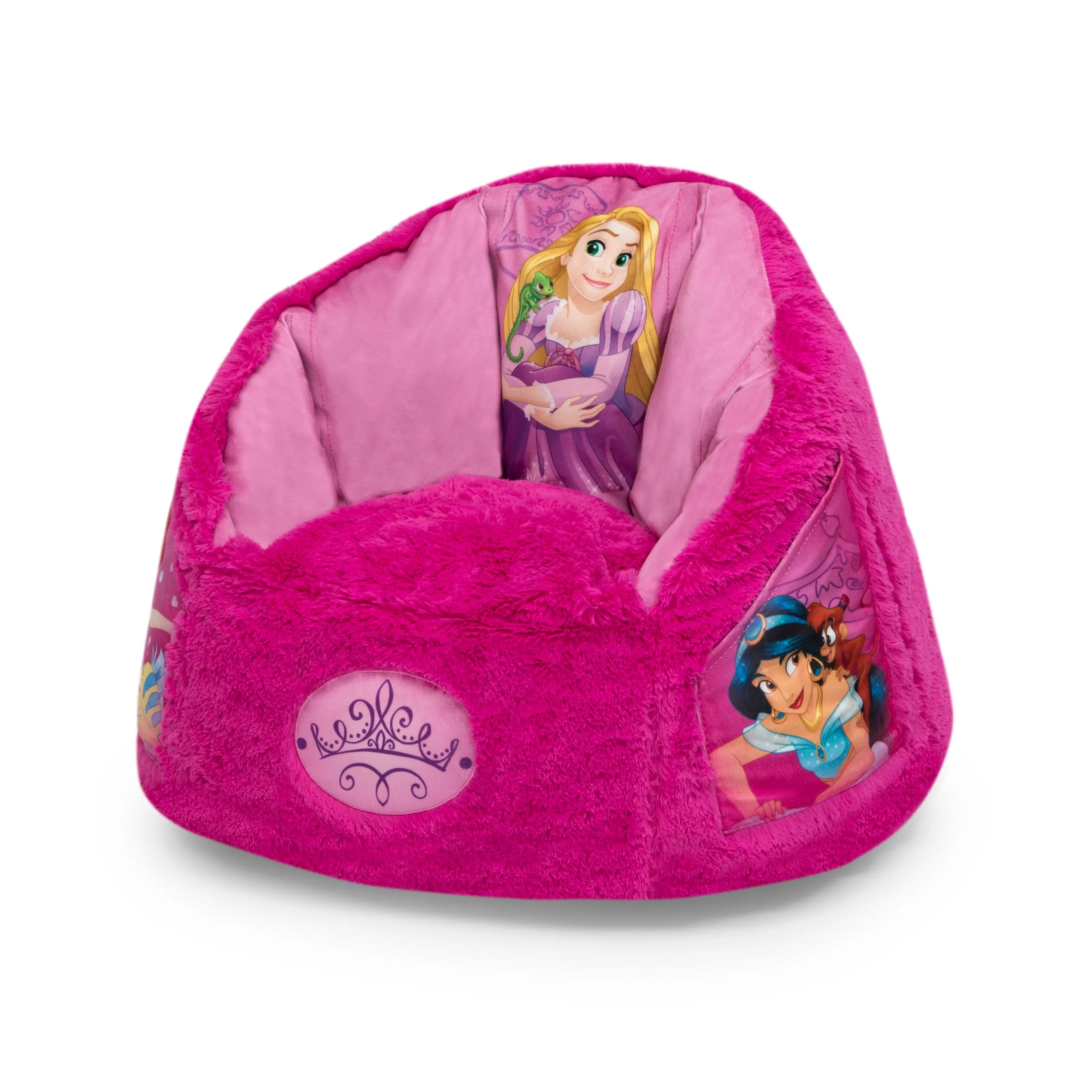 Disney Princess Cozee Fluffy Chair, Toddler Size (for Kids Up to 6 Years Old)