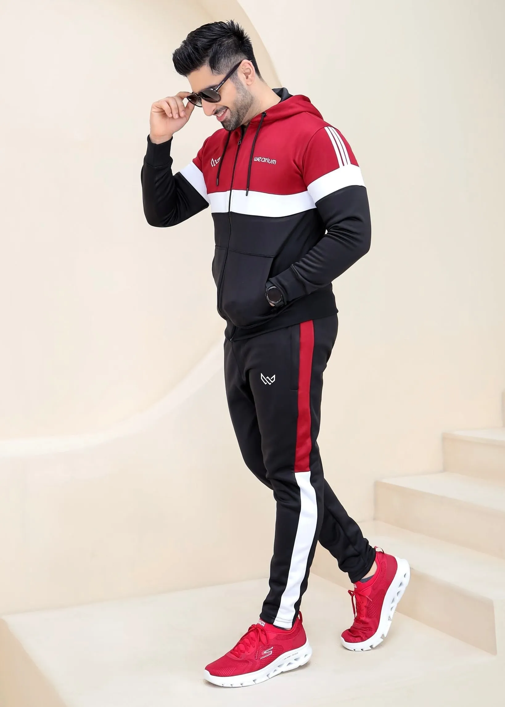 Dynamic Fusion Winter - Red/Black (Tracksuit)