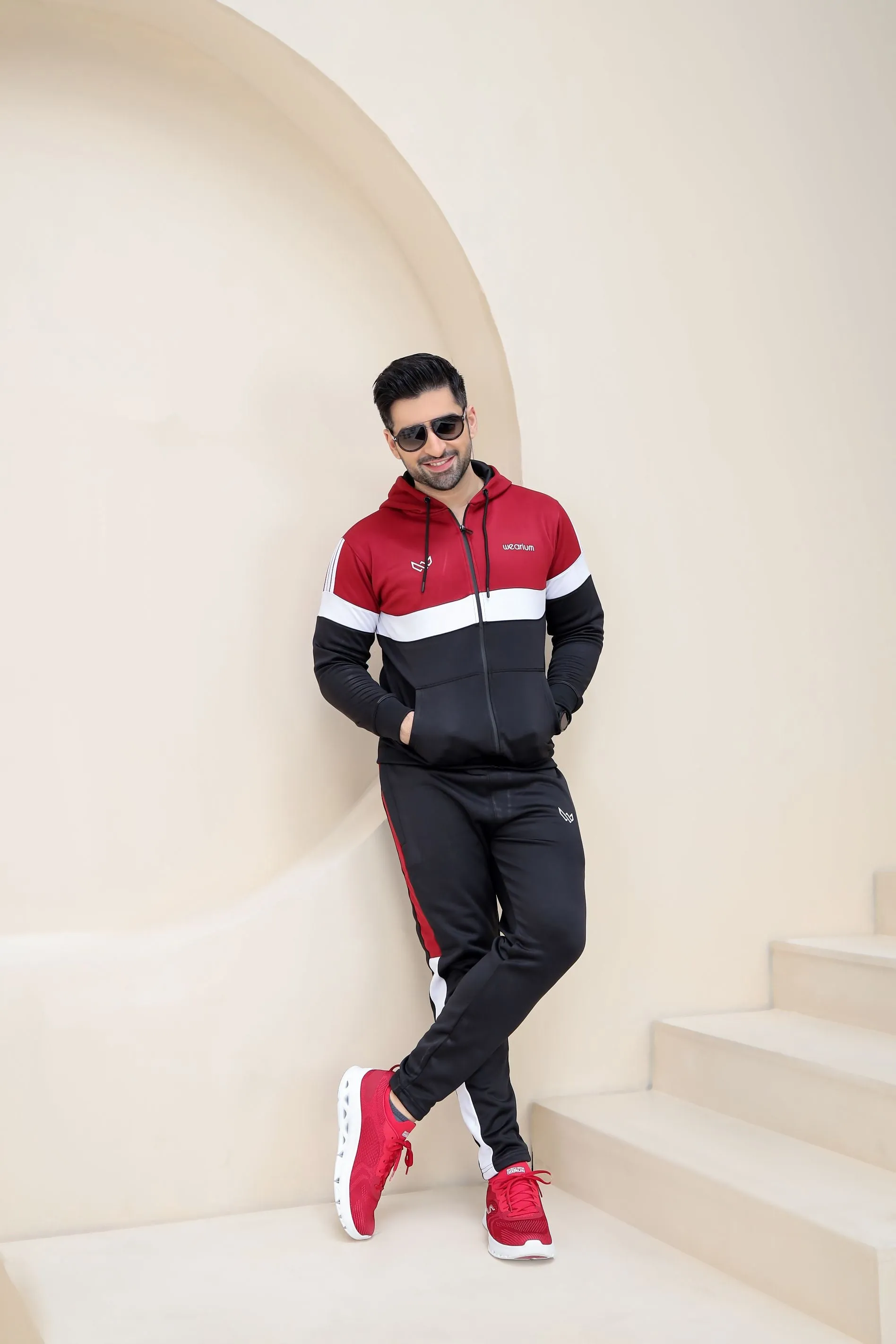 Dynamic Fusion Winter - Red/Black (Tracksuit)