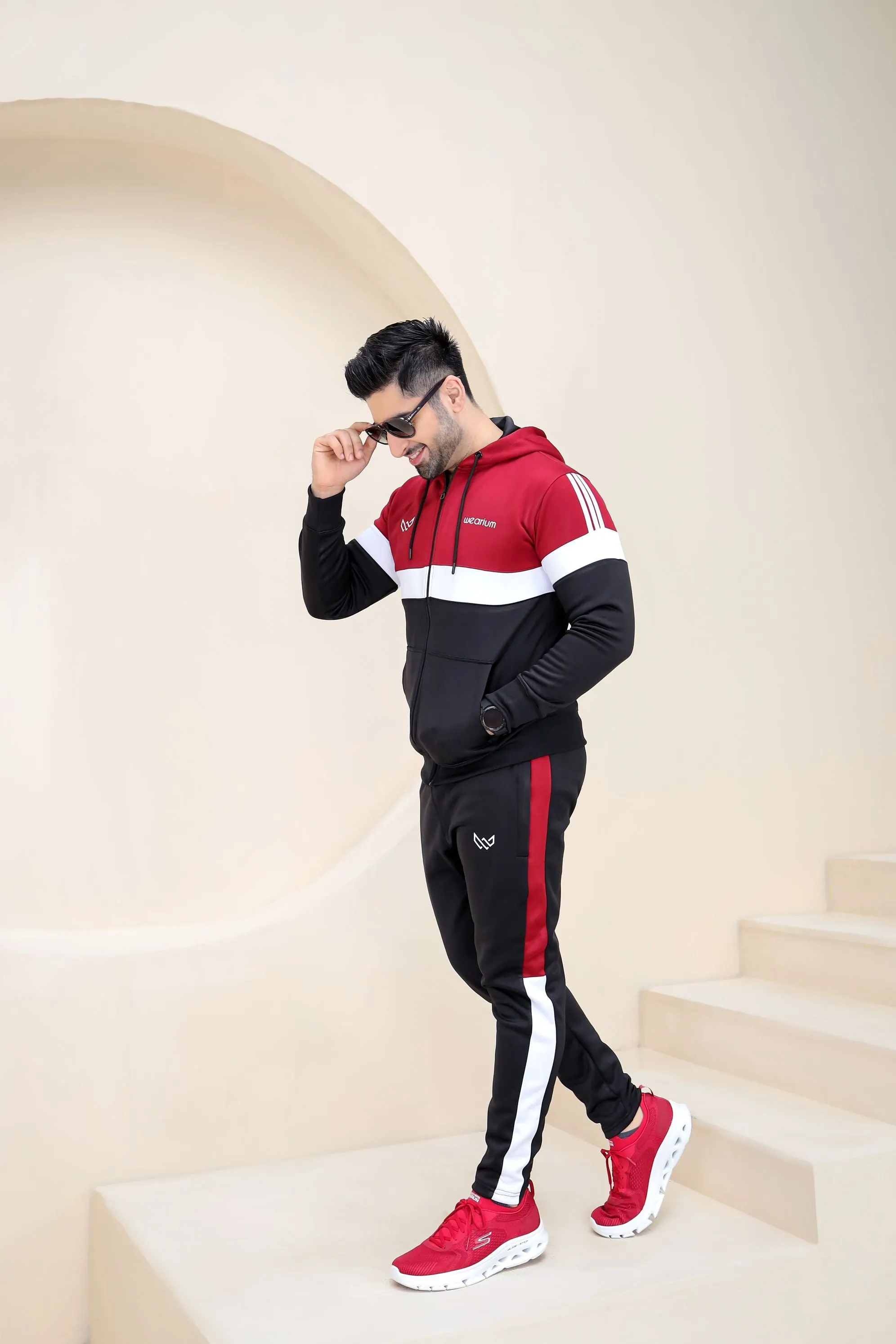 Dynamic Fusion Winter - Red/Black (Tracksuit)