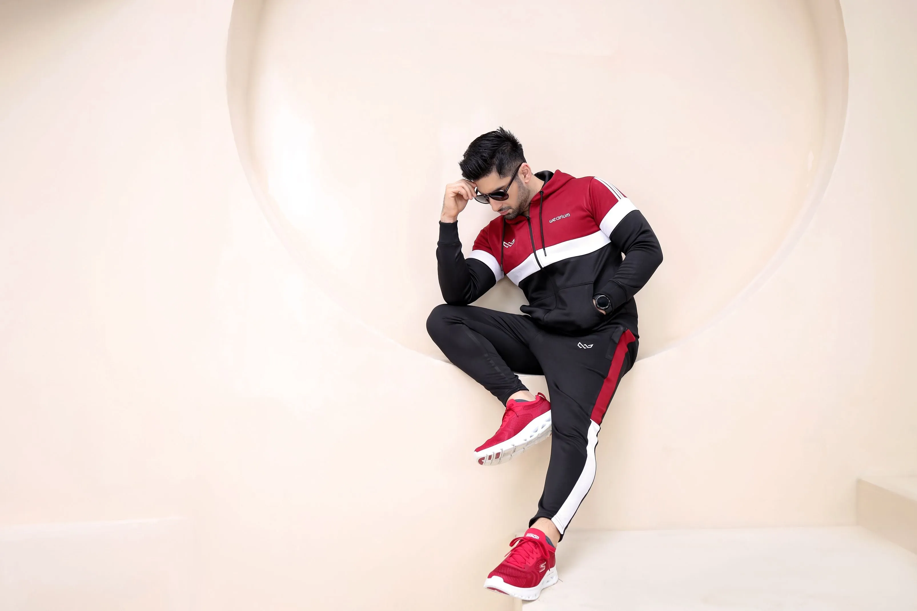 Dynamic Fusion Winter - Red/Black (Tracksuit)