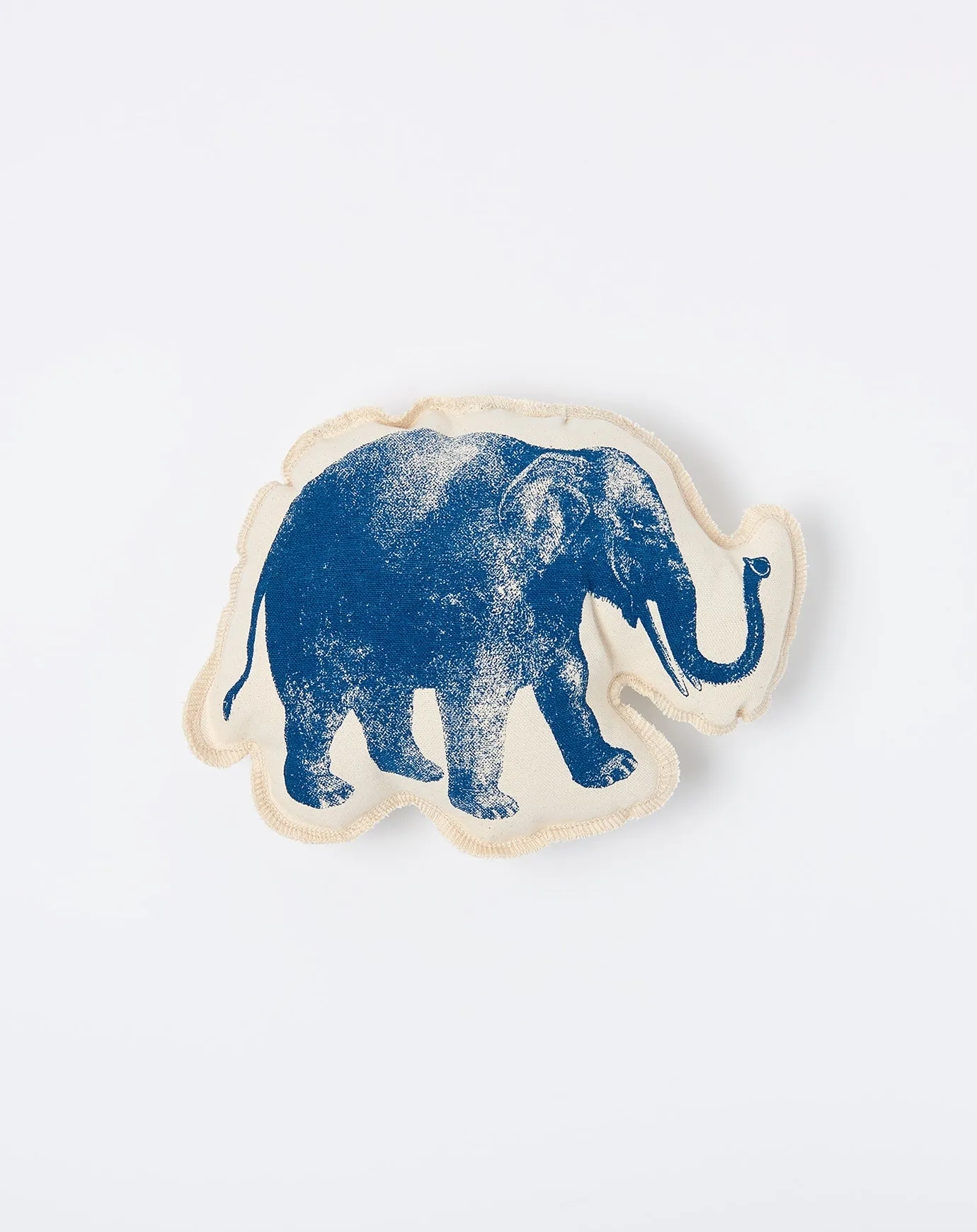 Elephant Cushion in Navy