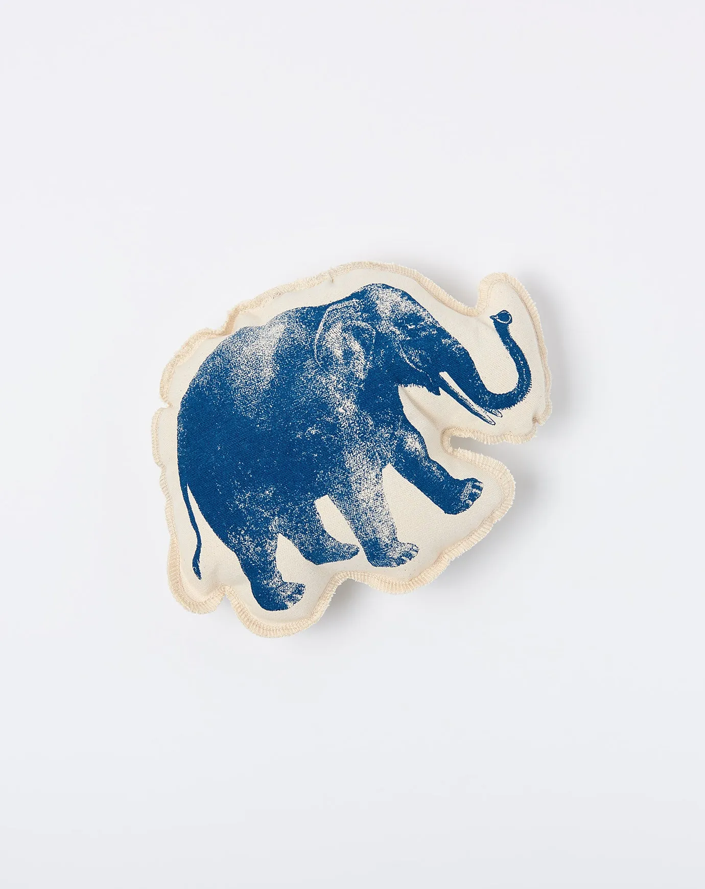 Elephant Cushion in Navy