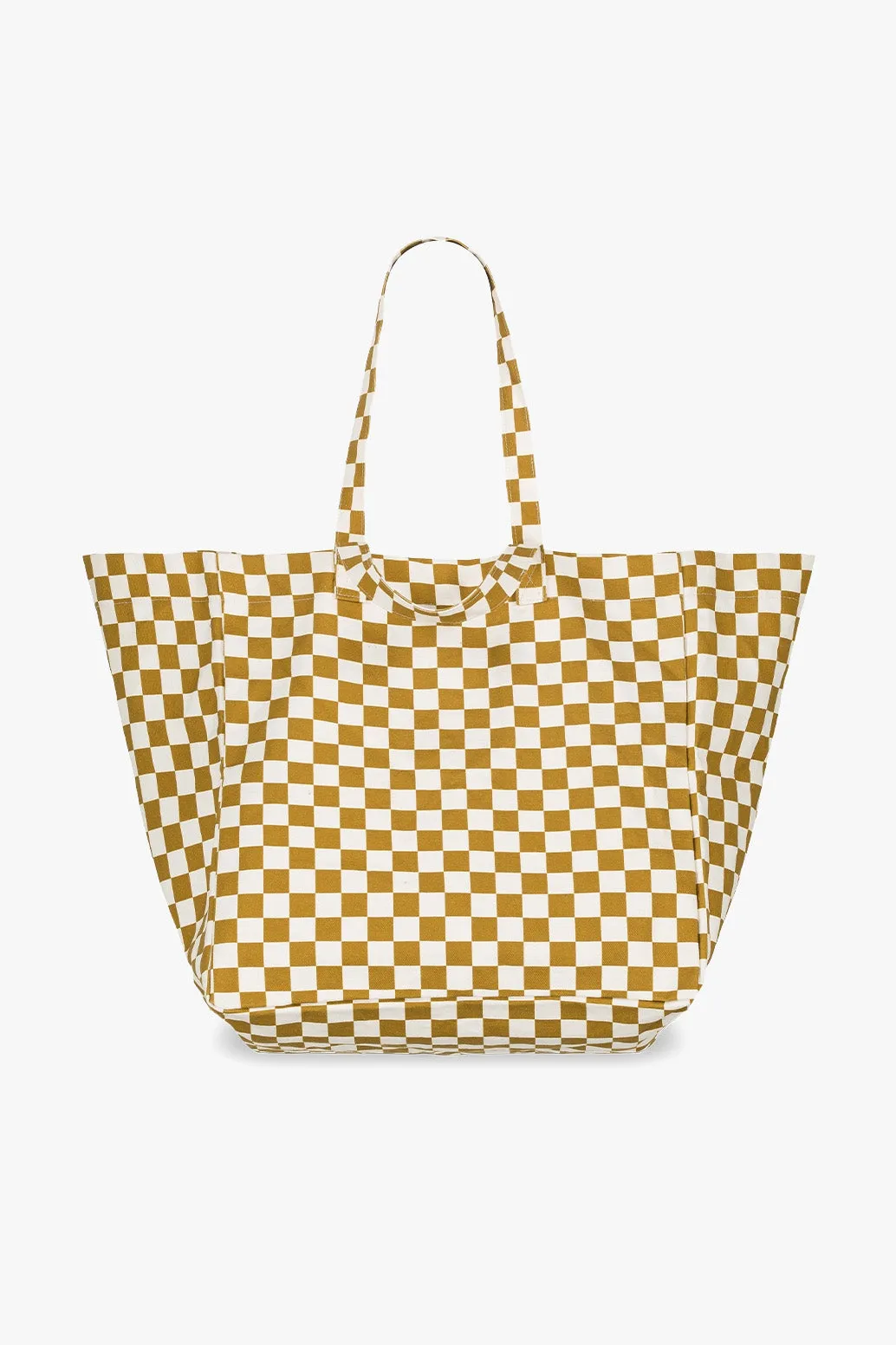 Elisa Caramel Checkerboard Bag