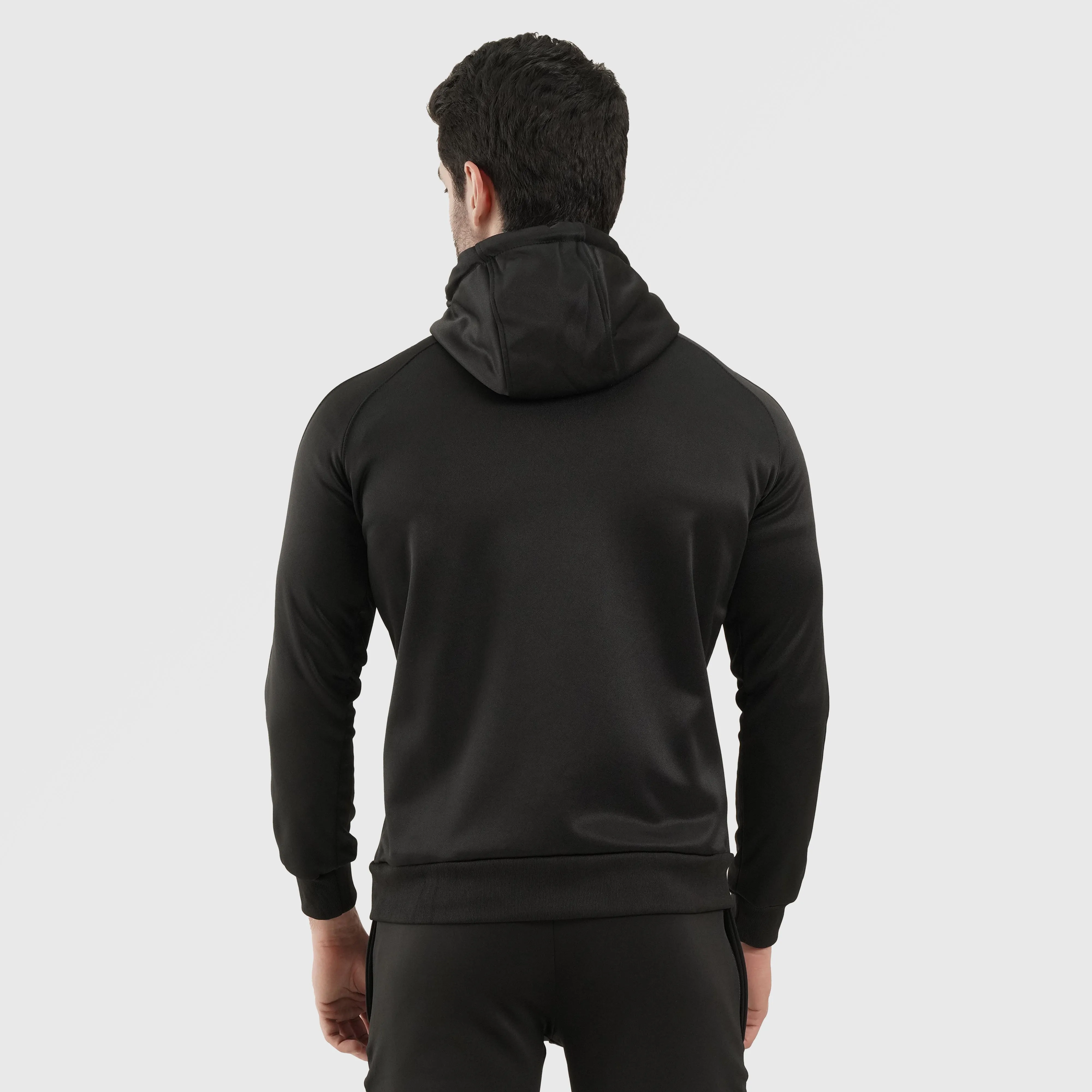 Exulting Zipper Hoodie (Black)