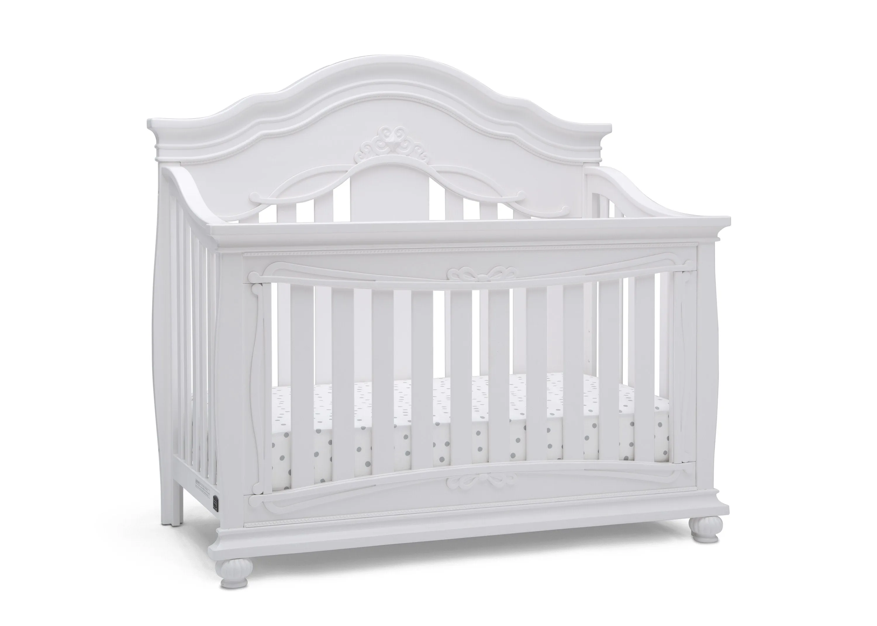 Fairytale 5-in-1 Convertible Crib with Conversion Rails