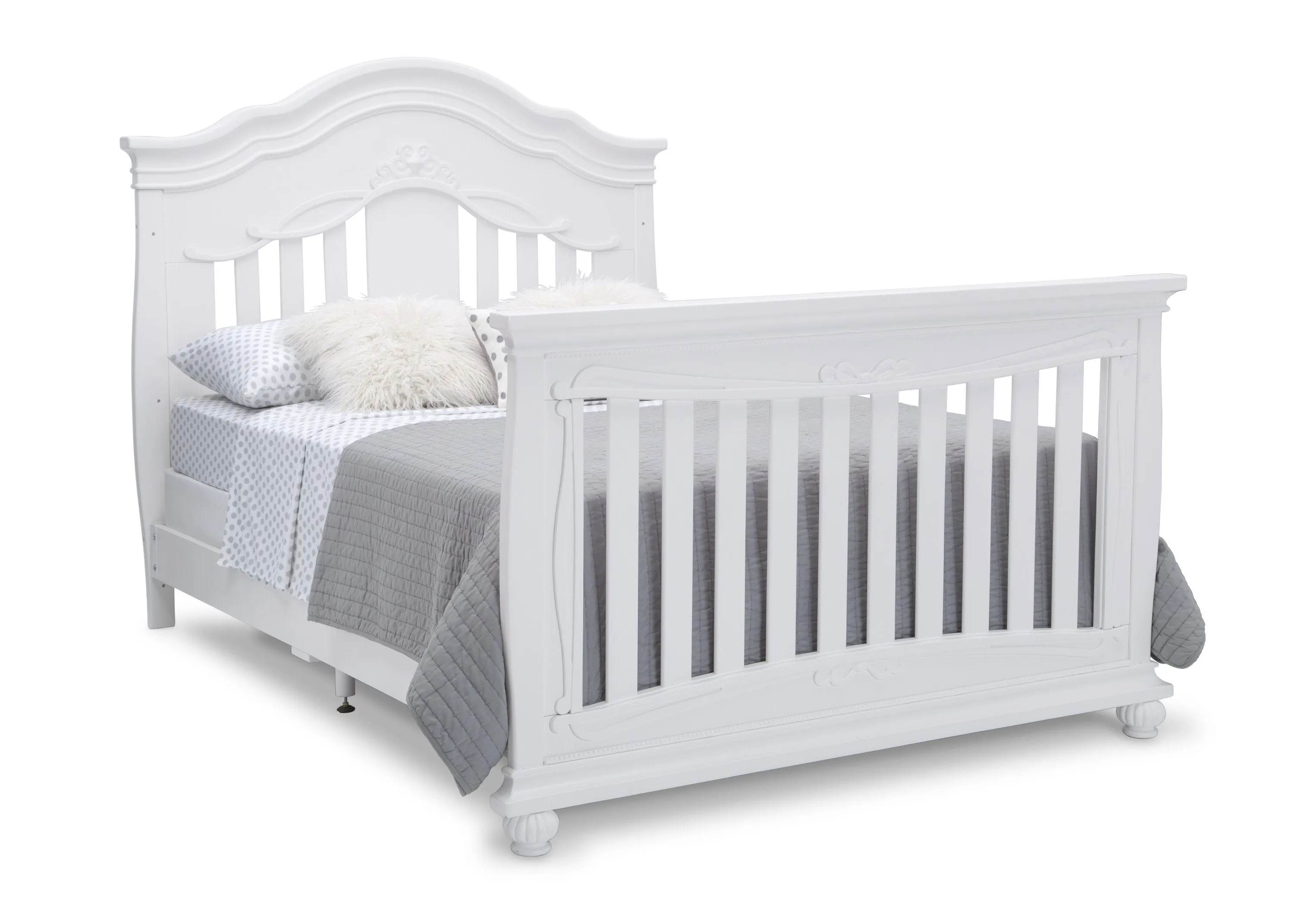 Fairytale 5-in-1 Convertible Crib with Conversion Rails