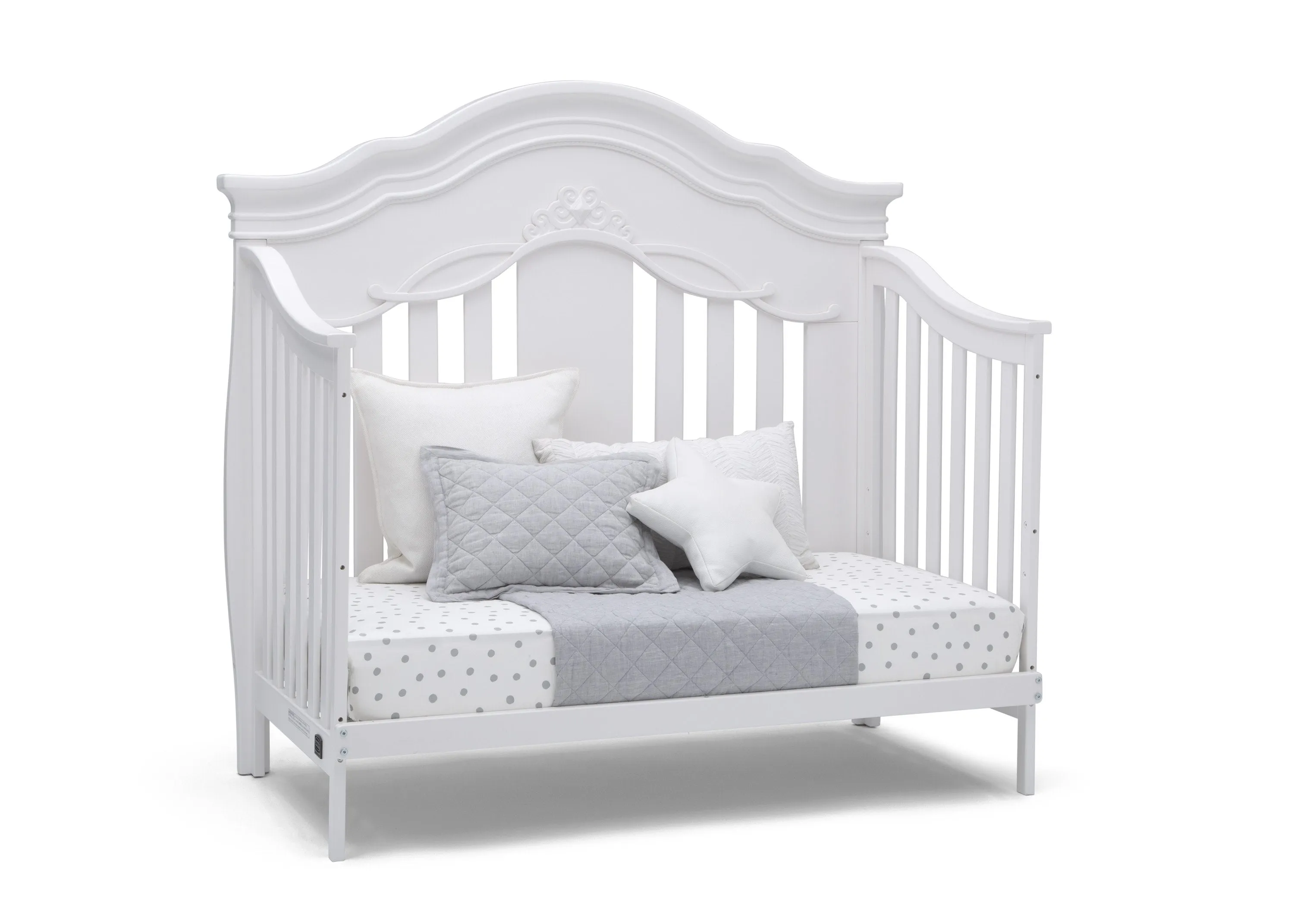 Fairytale 5-in-1 Convertible Crib with Conversion Rails