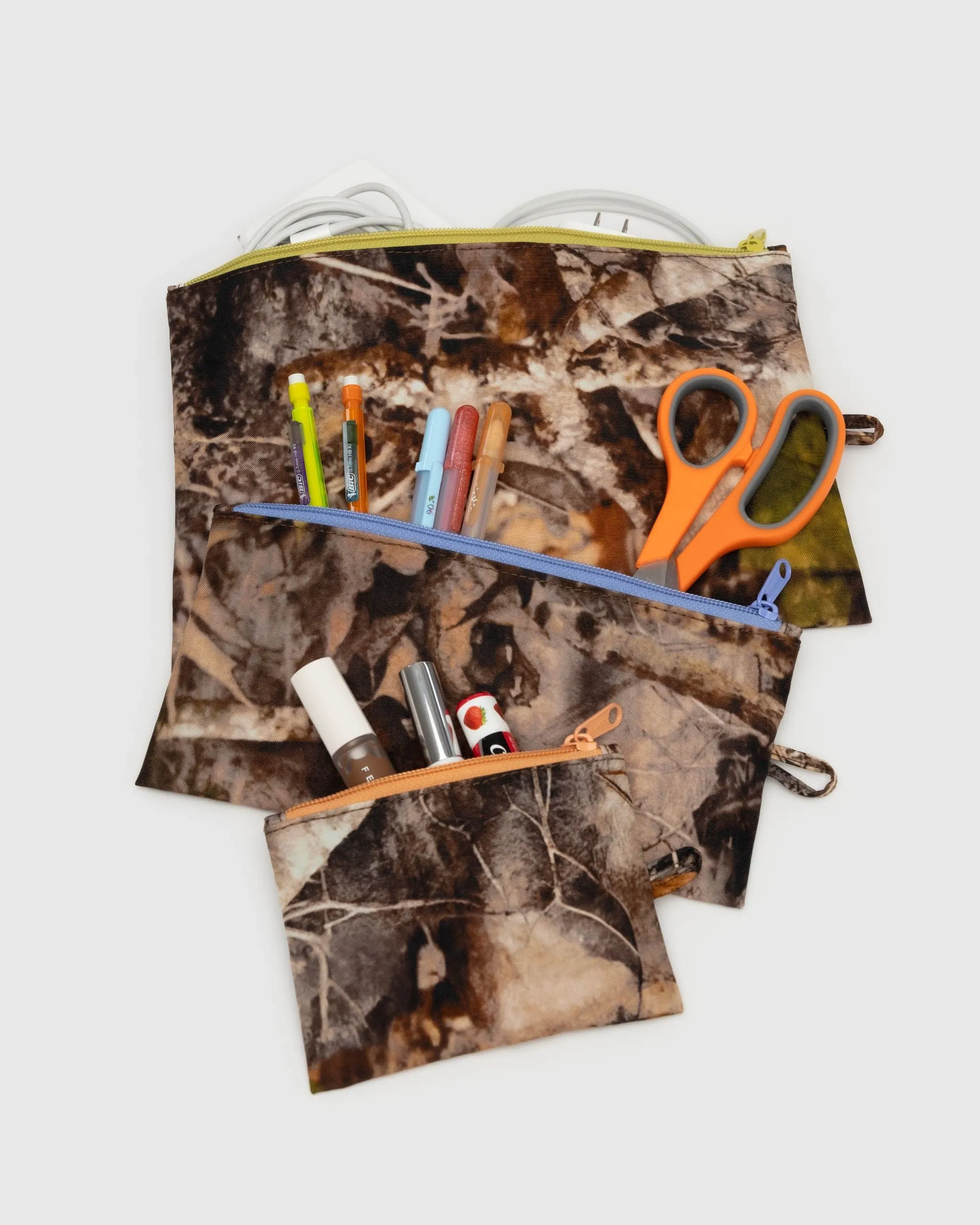 Flat Pouch Set - Photo Forest