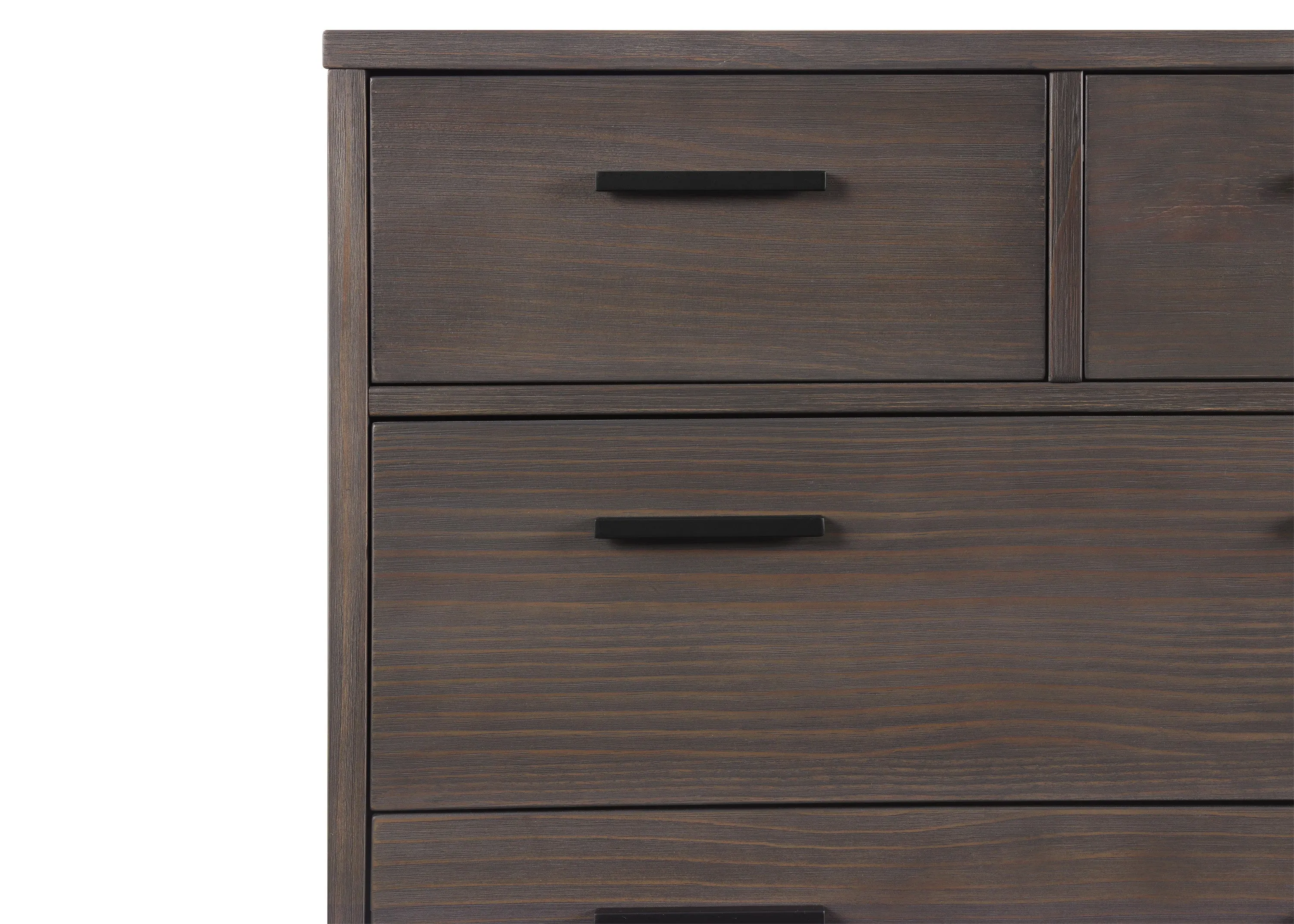 Foundry 4 Drawer Dresser with Changing Top and Interlocking Drawers