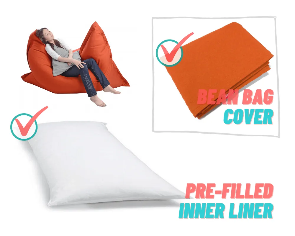 FREEASY® #90 Bean Bag - Orange