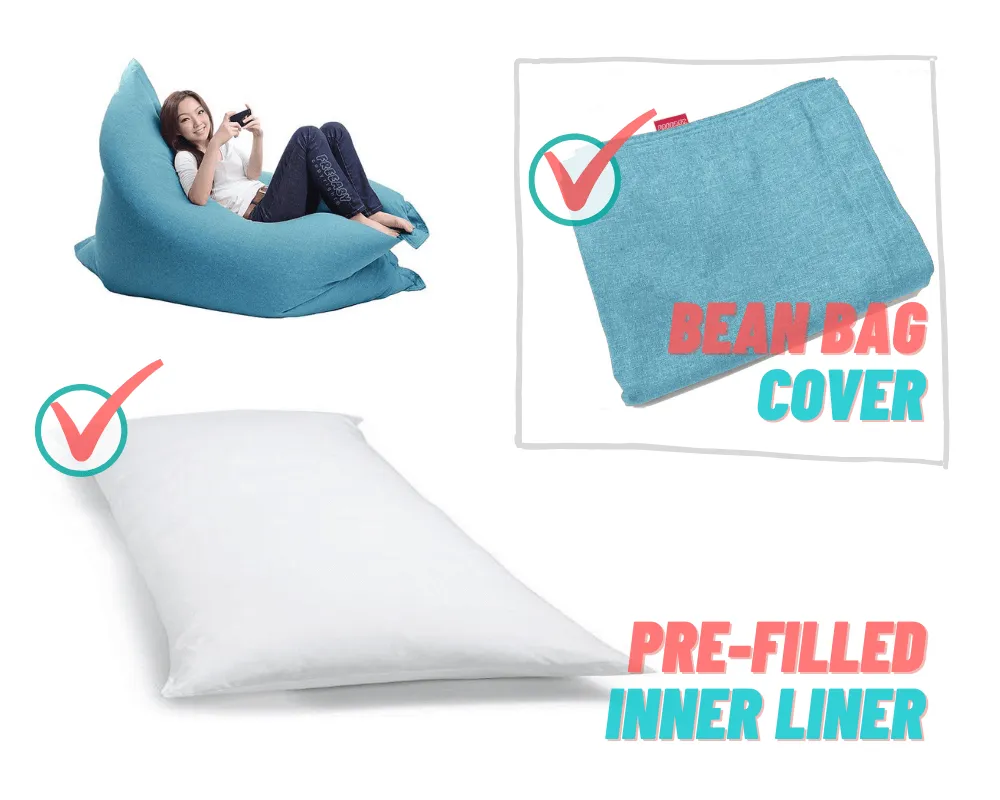 FREEASY® #90 Bean Bag - Sky Blue