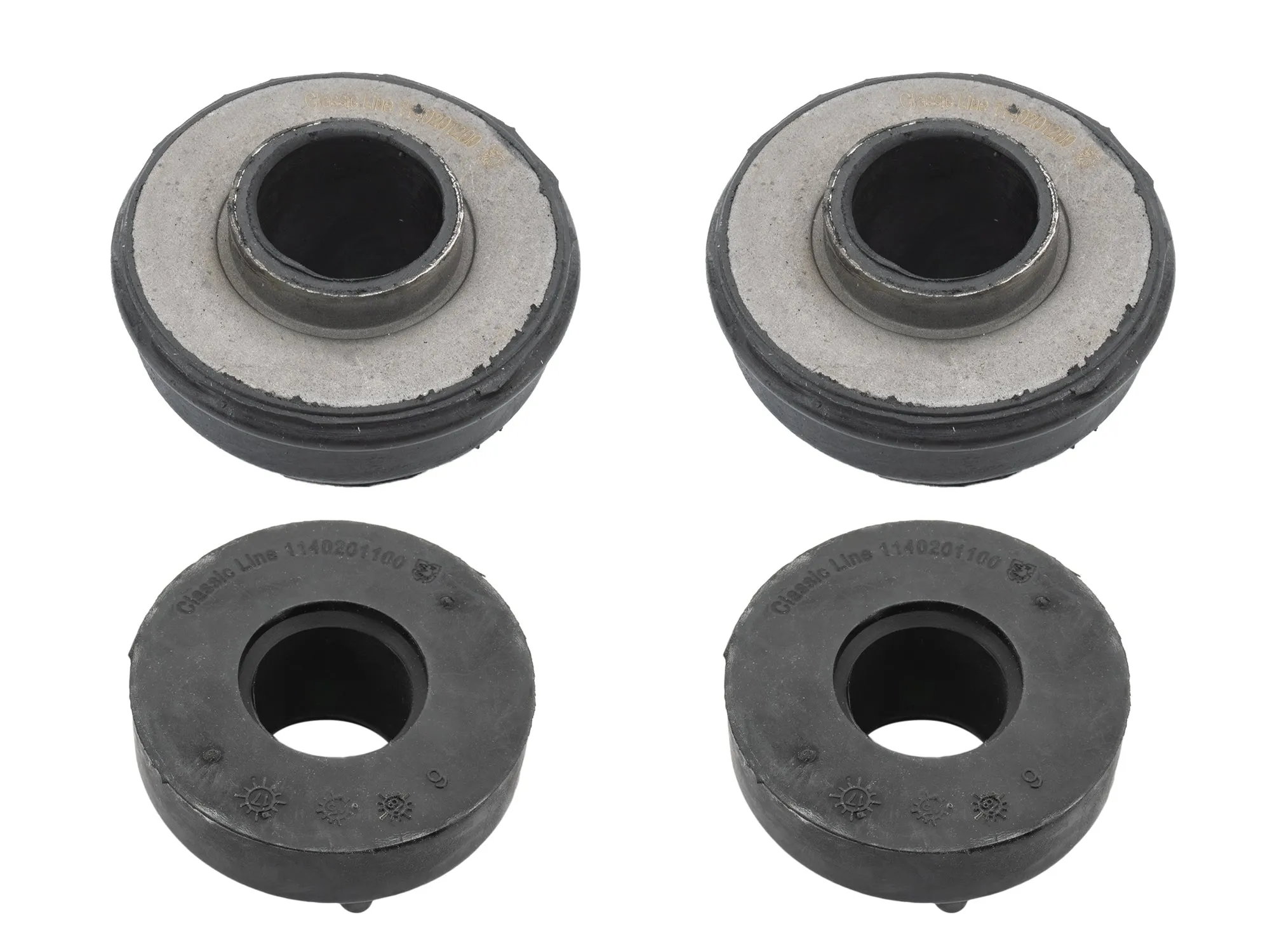 Front & Rear Radius Rod Bushing Set