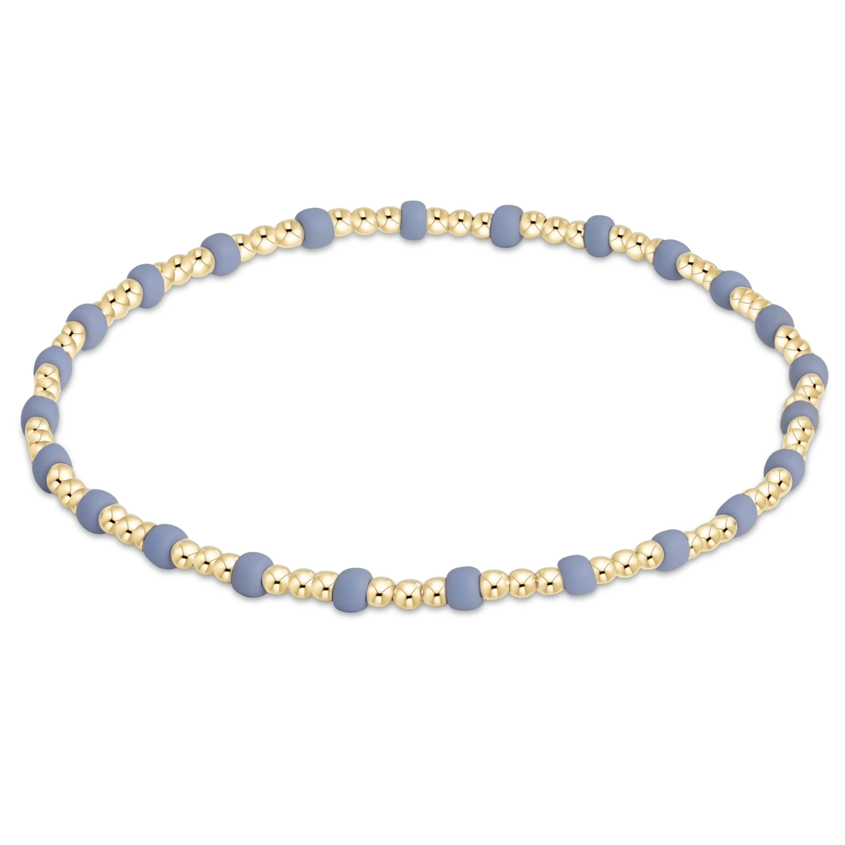 Gameday Hope Gold Sincerity Bracelet - Light Blue