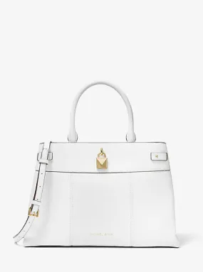 Gramercy Large Pebbled Leather Satchel