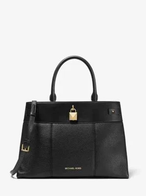 Gramercy Large Pebbled Leather Satchel