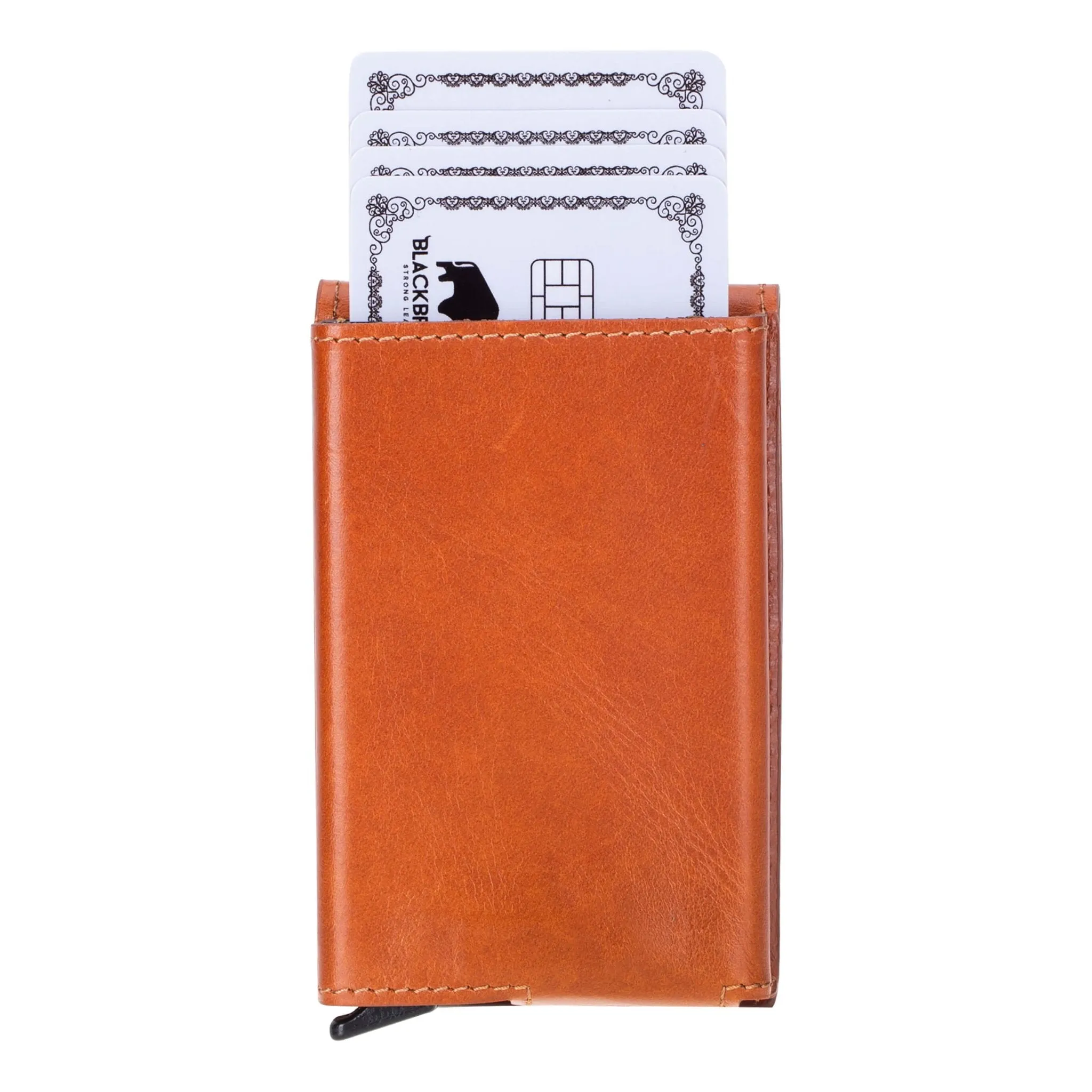 Grant Card Holder Wallet, Burnished Tan