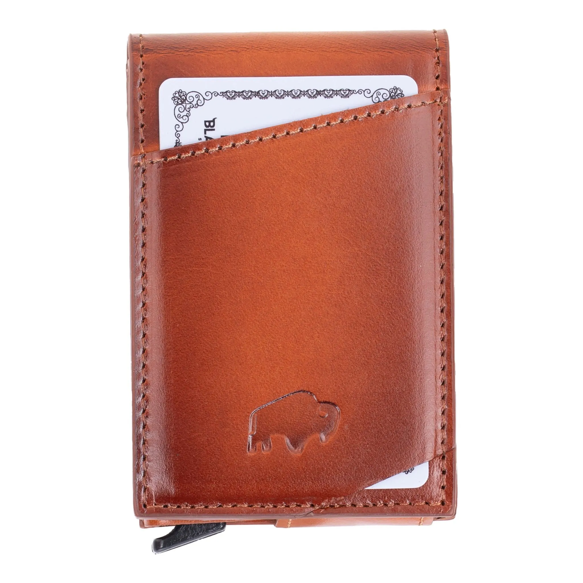 Grant Card Holder Wallet, Burnished Tan