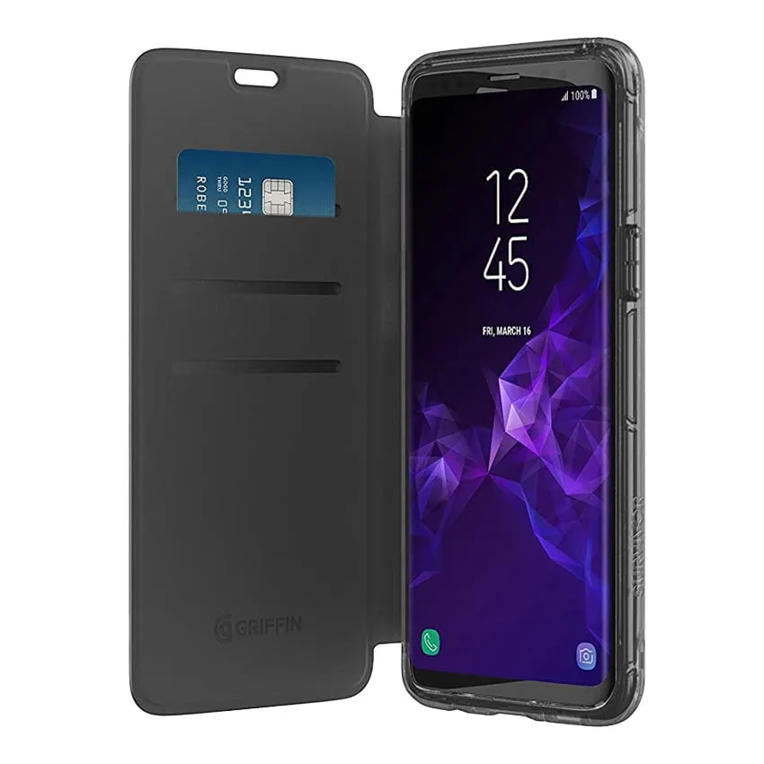 Griffin Survivor Samsung S9 Flip Case Black/Clear TA44241