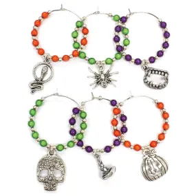 Halloween Wine Glass Charms Kit