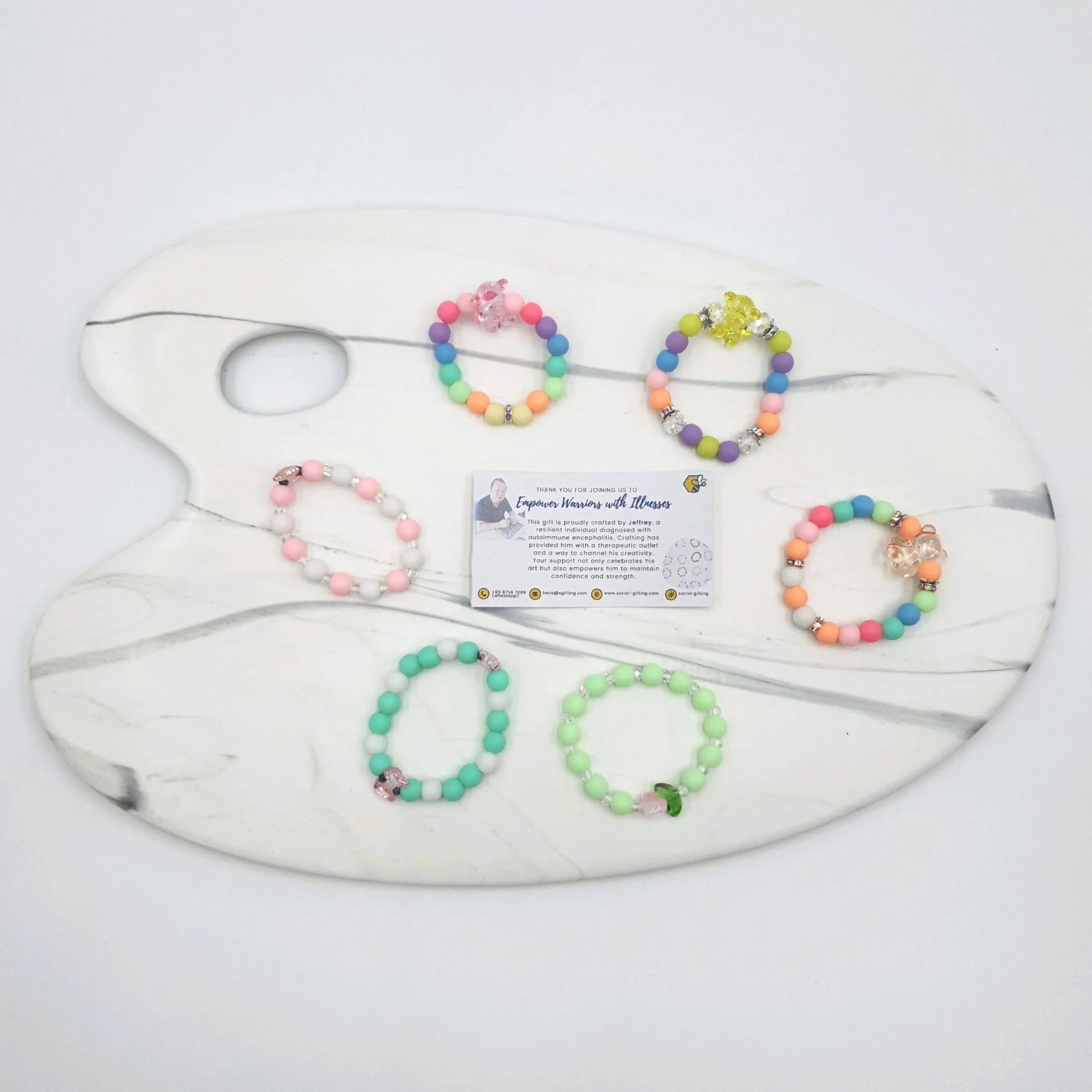 Hand-Beaded Kids Bracelet