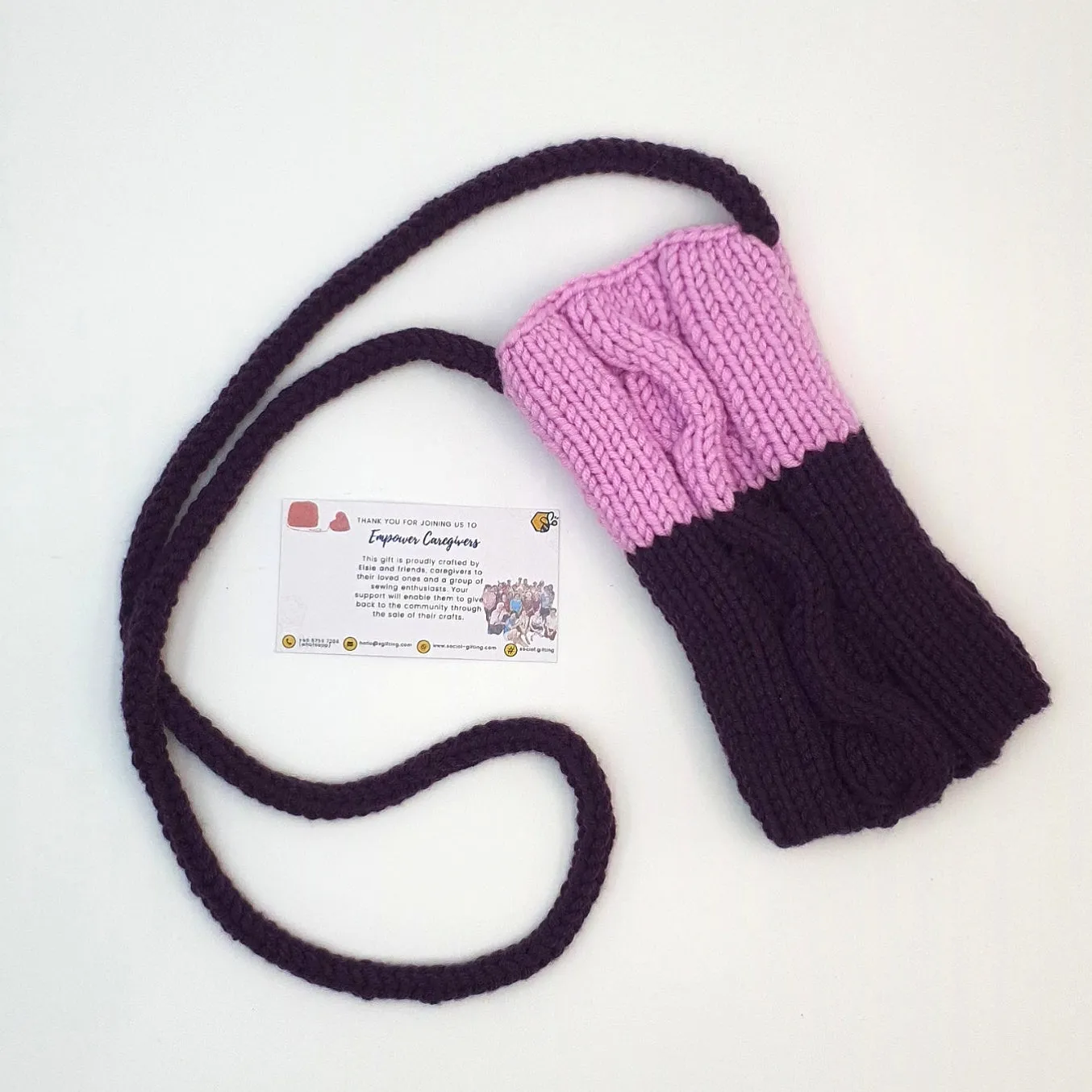 Hand-Knitted Phone Sling Bag