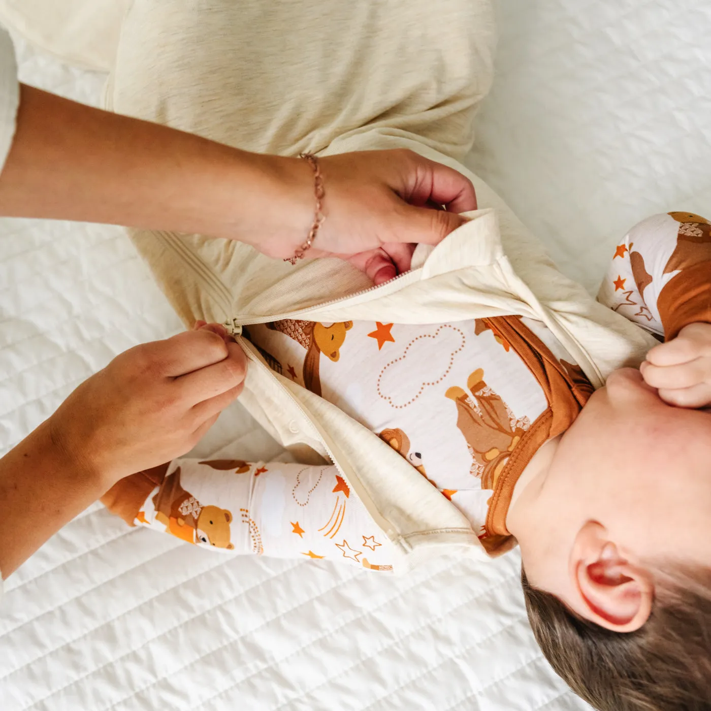 Heather Oatmeal Sleepy Bag