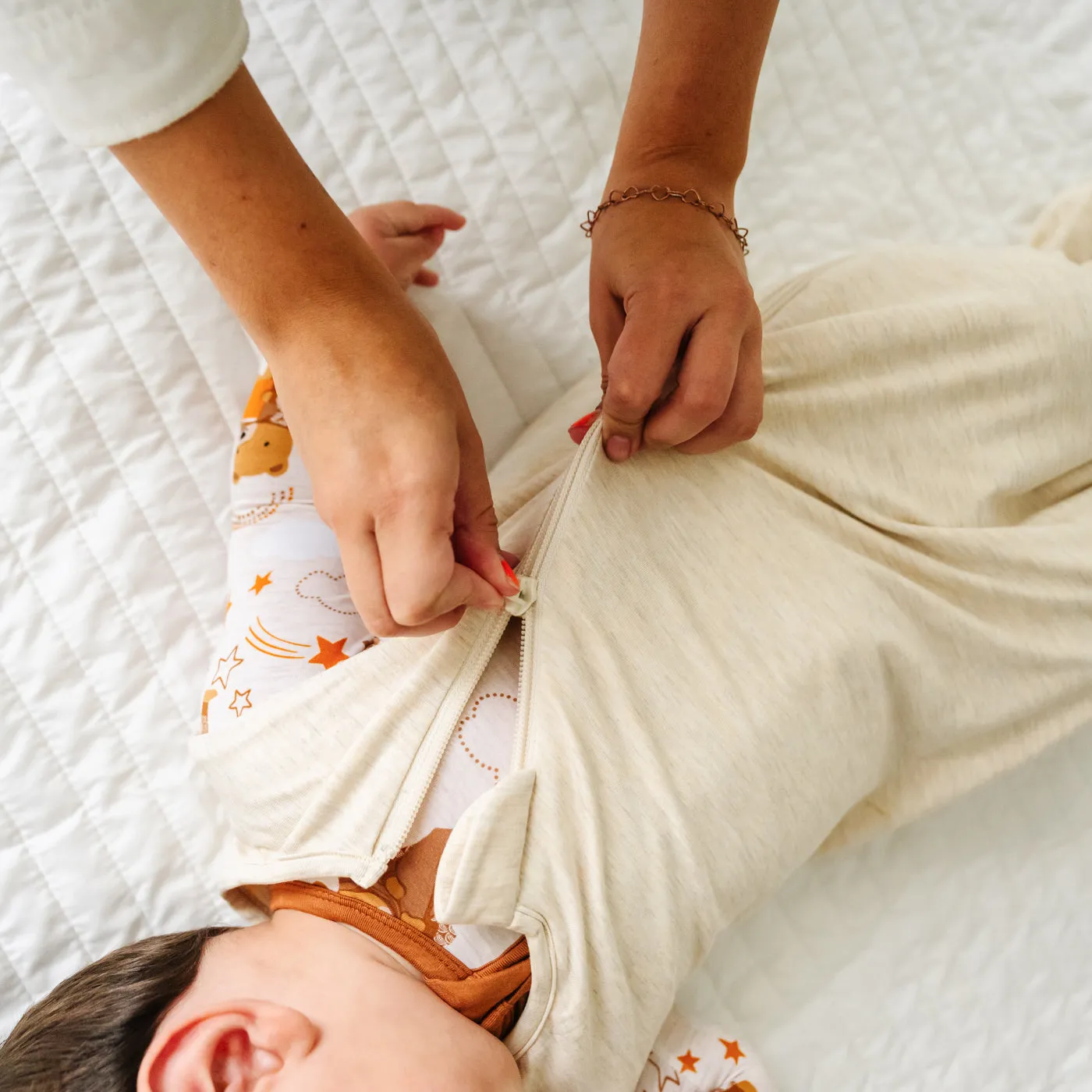 Heather Oatmeal Sleepy Bag