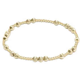 Hope Unwritten Dignity 4mm Bead Bracelet - Gold