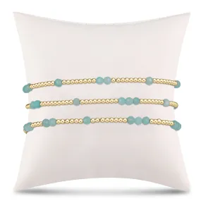 Hope Unwritten Gemstone Stack of 3 - Amazonite