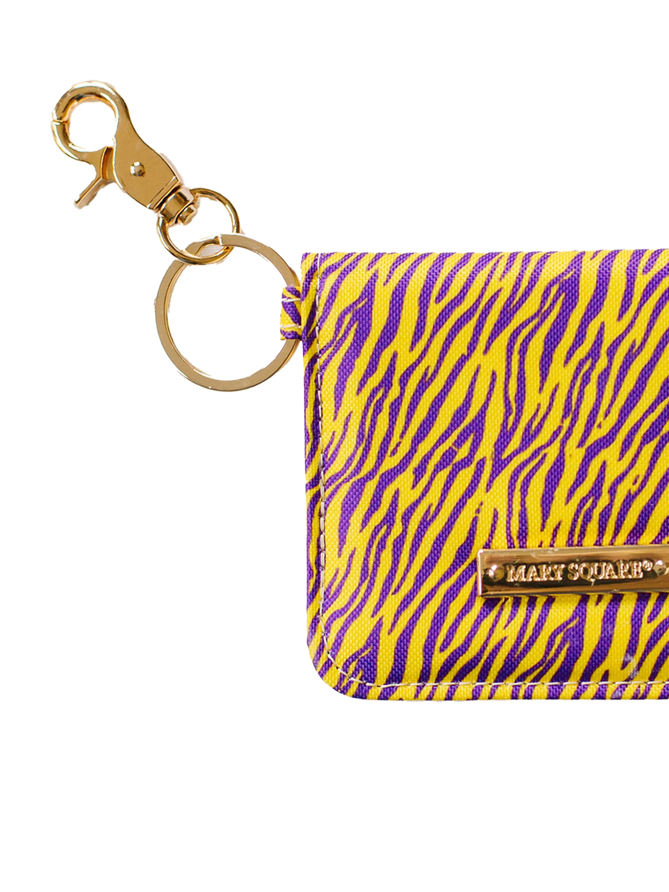 ID Wallet | Tiger Stripes Purple   Gold