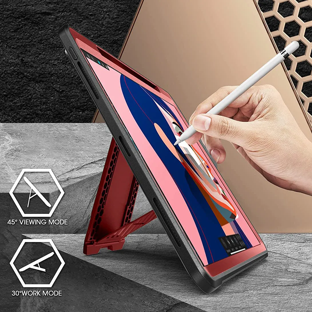 iPad Pro 12.9 Inch (2021) Unicorn Beetle Pro Rugged Case-Metallic Red