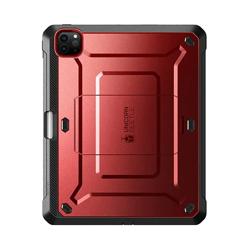 iPad Pro 12.9 Inch (2021) Unicorn Beetle Pro Rugged Case-Metallic Red