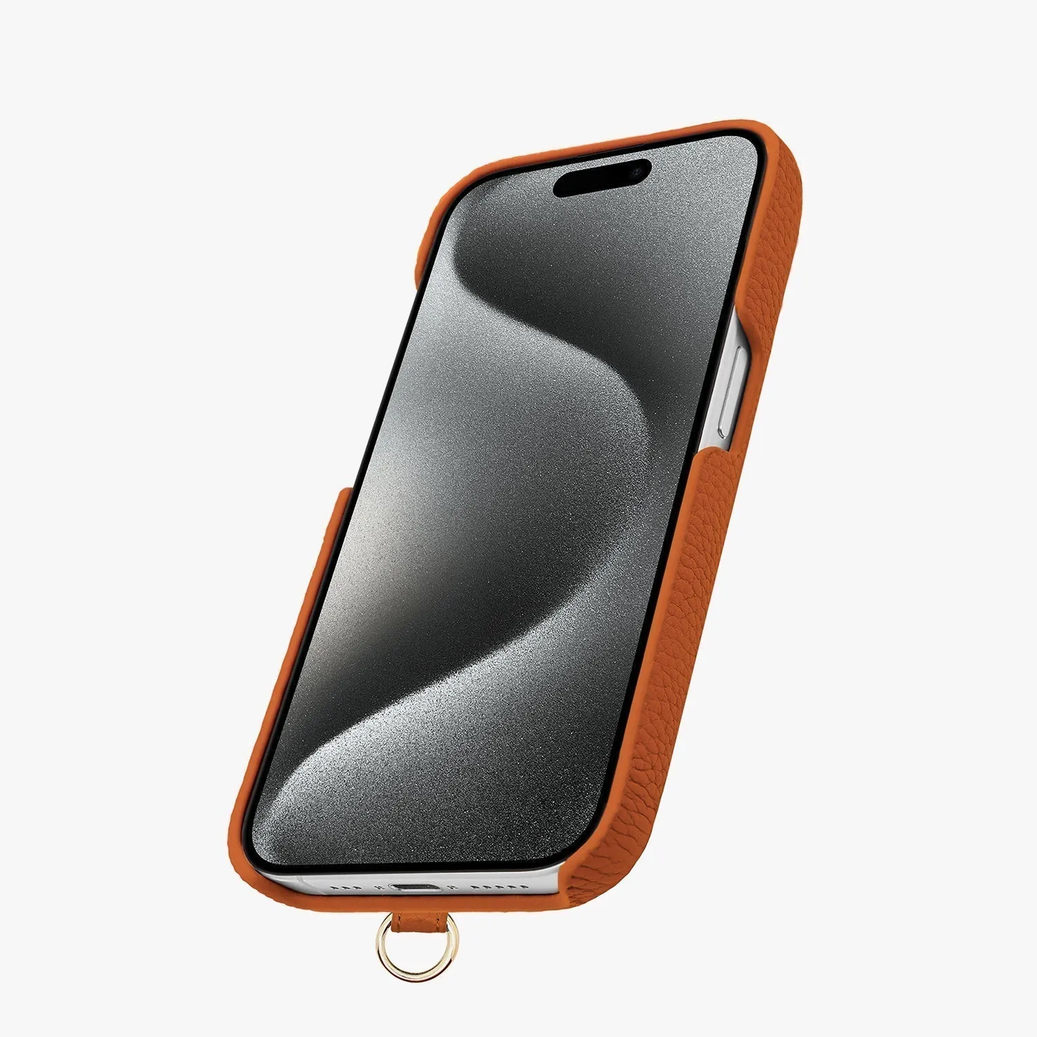 iPhone 13 Pro Leather Sling Card Case